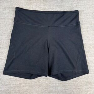 Marika Tek Compression Yoga Shorts Womens M Black Active Gym Pilates Athleisure